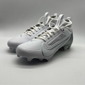 Nike Vapor Edge Pro 360 2 White Football Cleats DA5456-100 Men's Size 12